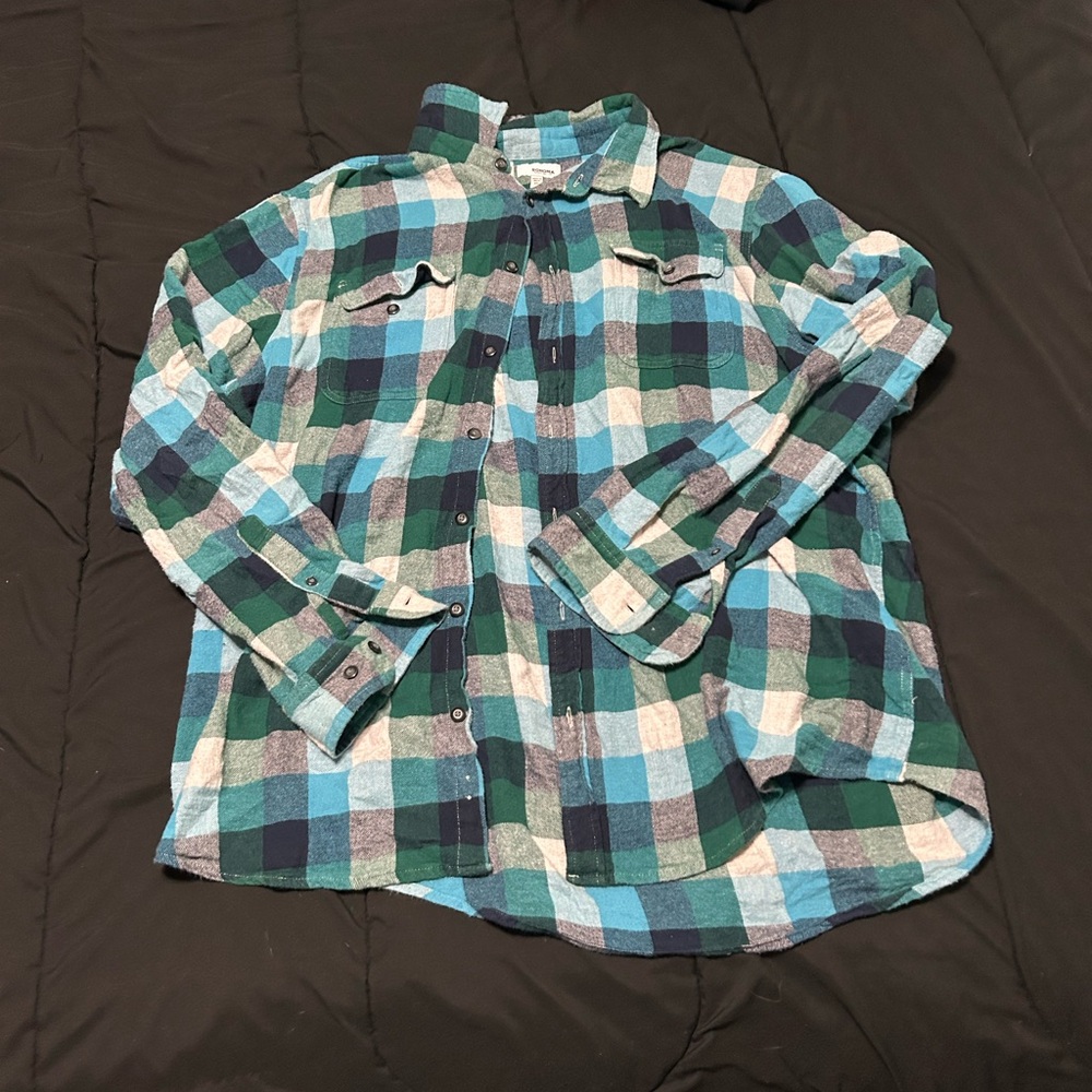 Blue Plaid Flannel
